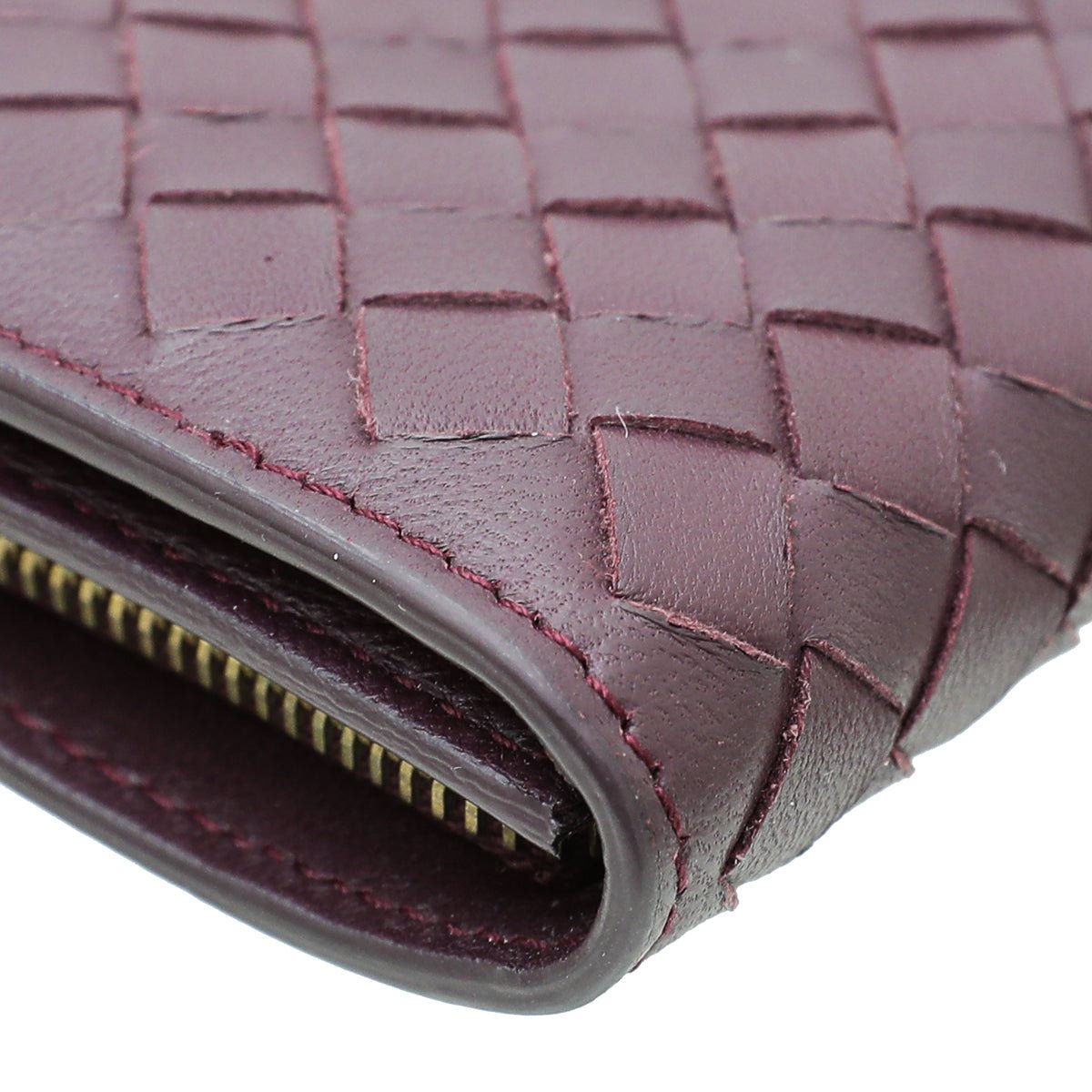 Bottega Veneta Violet Intrecciato Nappa Flap Continental Wallet