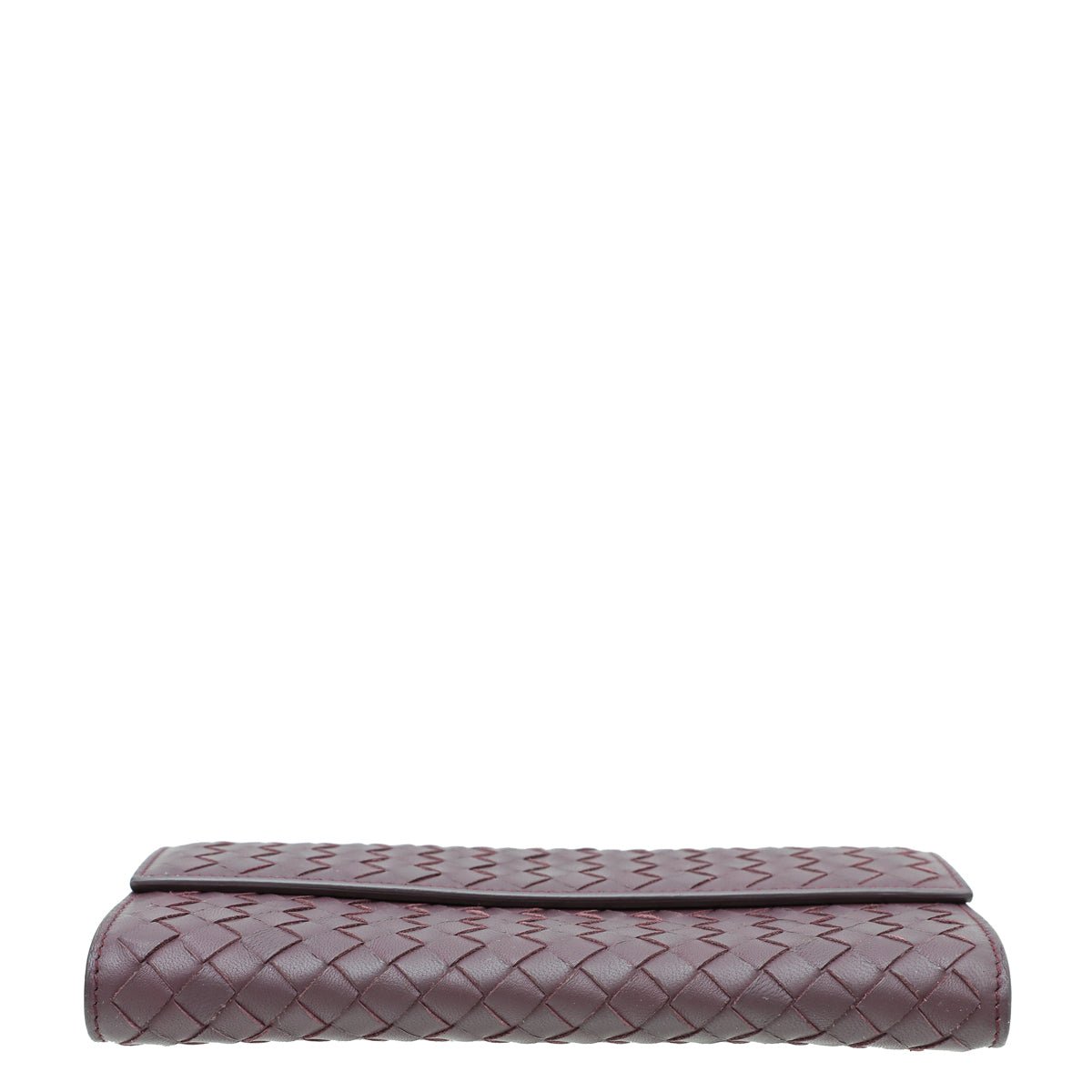 Bottega Veneta Violet Intrecciato Nappa Flap Continental Wallet