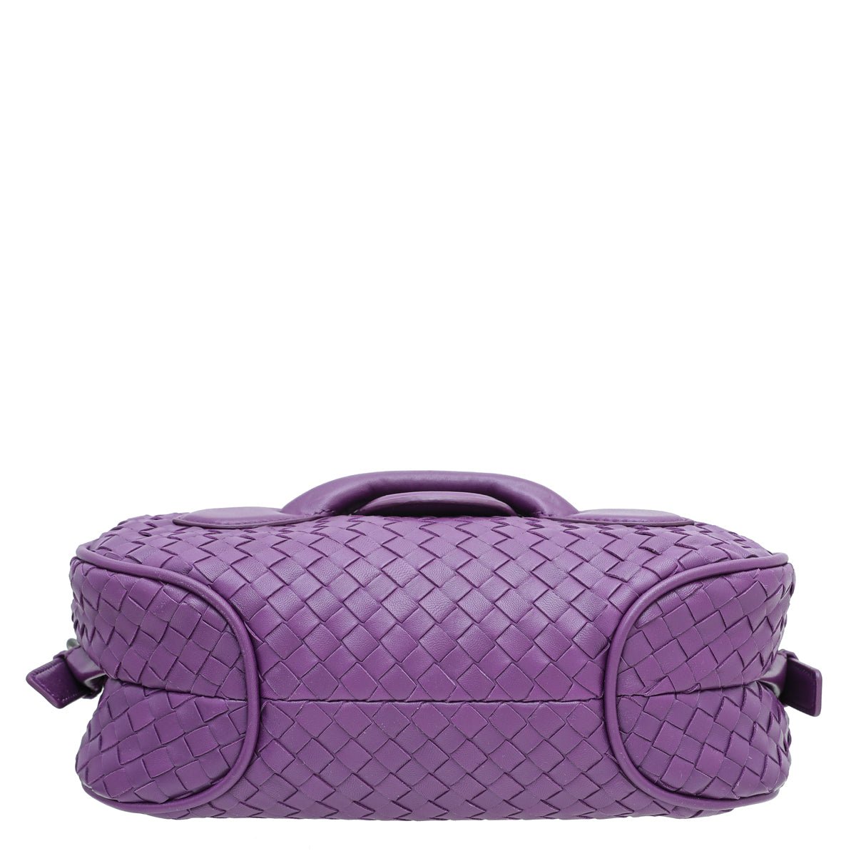 Bottega Veneta Violet Intrecciato Rialto Flap Bag