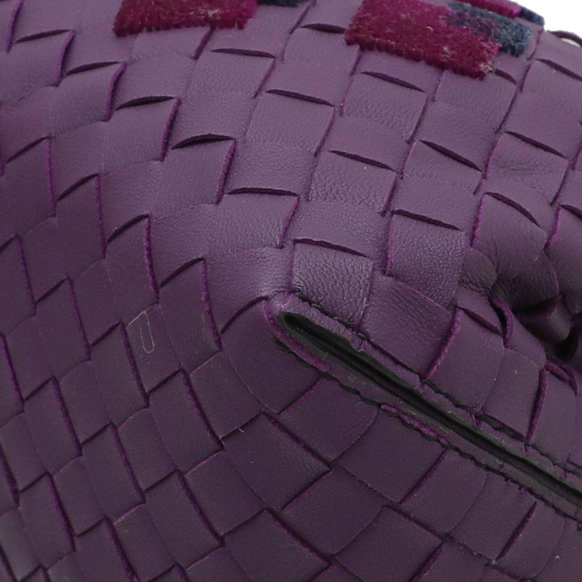 Bottega Veneta Violet Intrecciato Woven Tote Bag