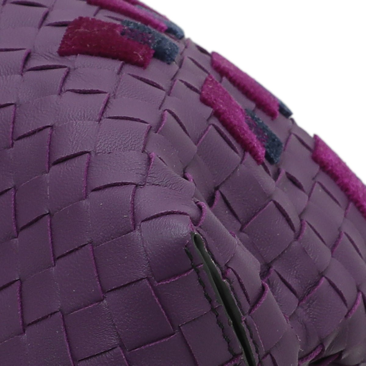 Bottega Veneta Violet Intrecciato Woven Tote Bag