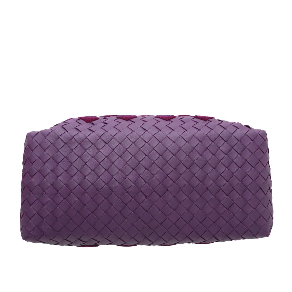 Bottega Veneta Violet Intrecciato Woven Tote Bag