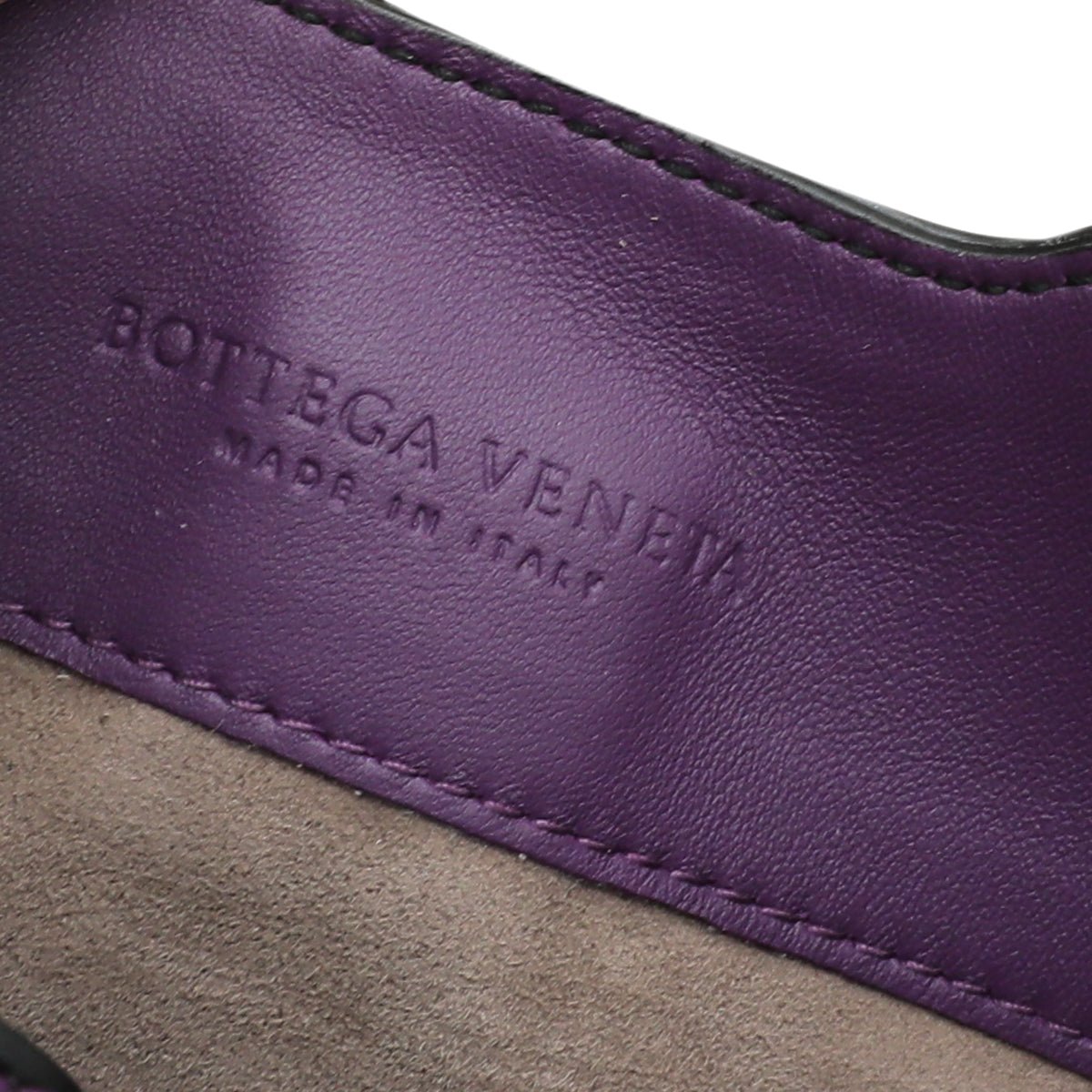 Bottega Veneta Violet Intrecciato Woven Tote Bag