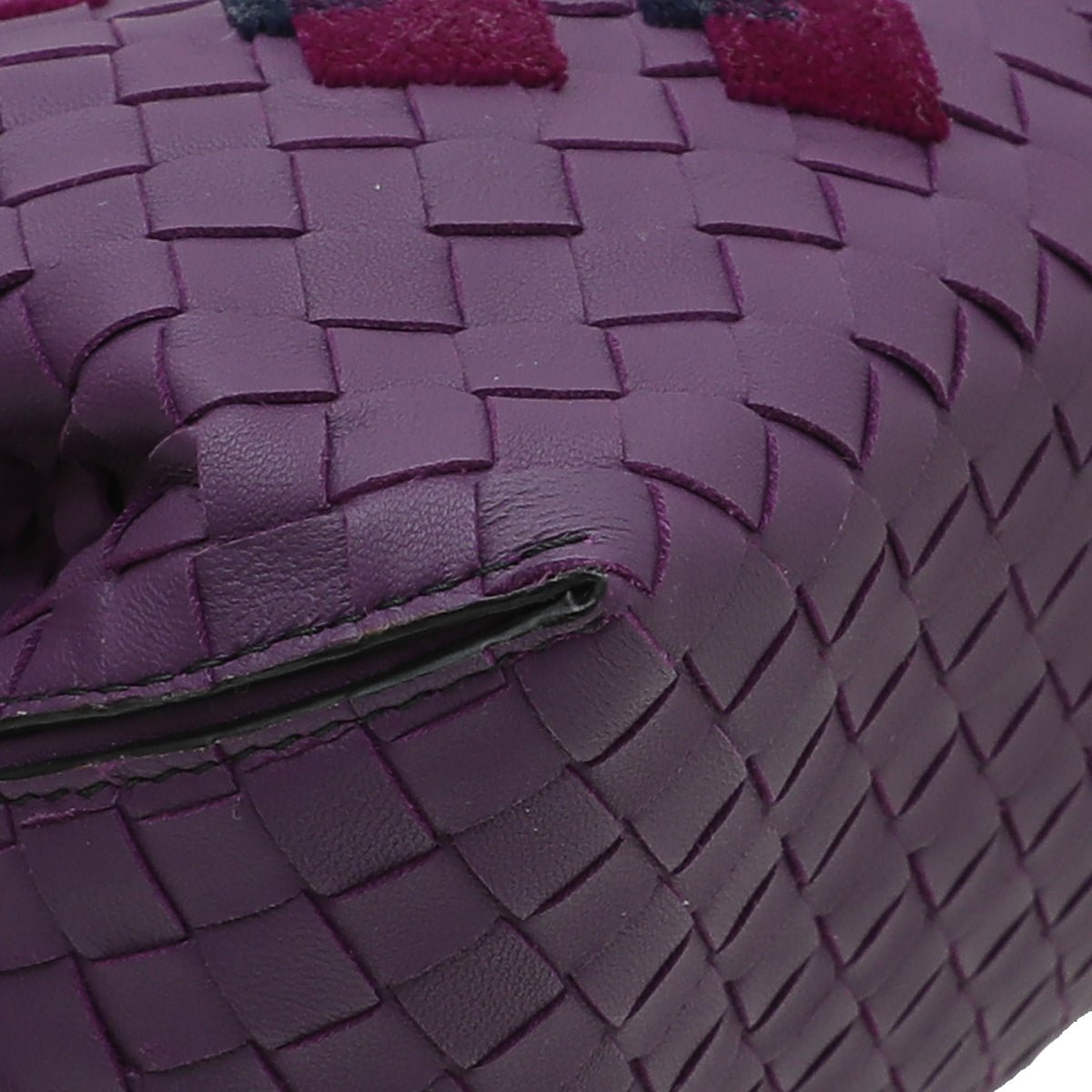 Bottega Veneta Violet Intrecciato Woven Tote Bag