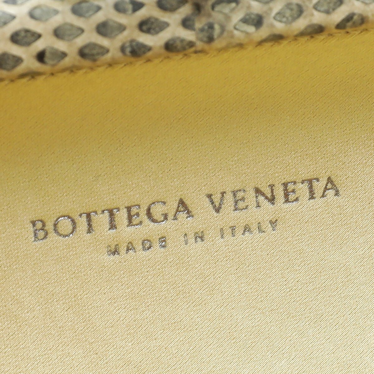 Bottega Veneta Yellow Intrecciato Stretch Knot Clutch