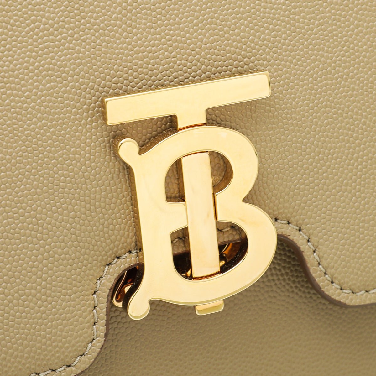 Burberry Archive Beige TB Logo Medium Flap Bag