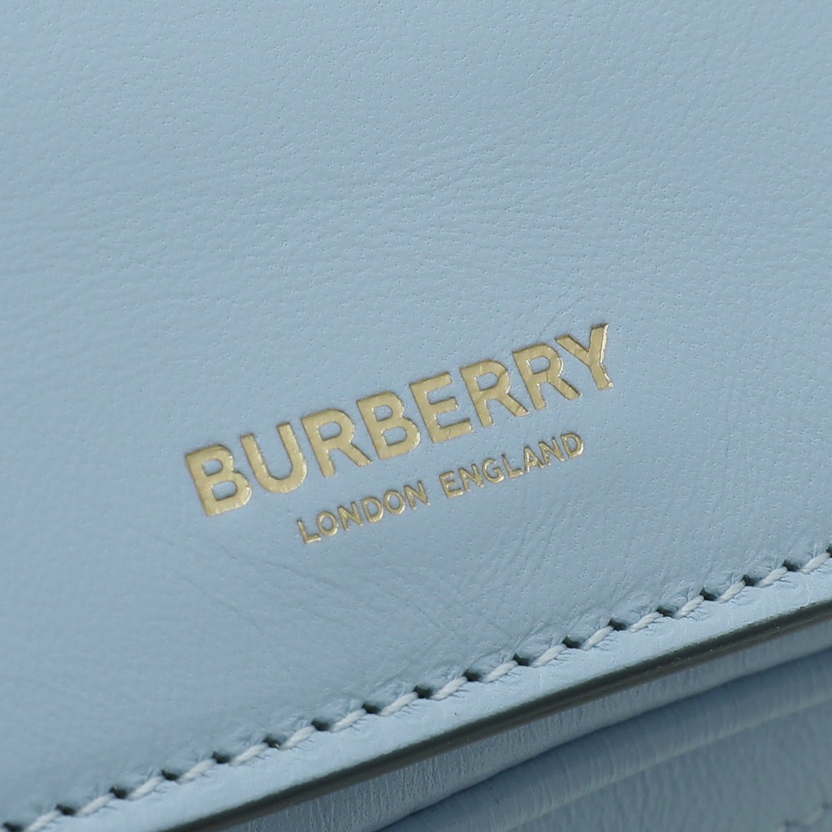 Burberry Bale Blue Olympia Small Flap Chain Bag