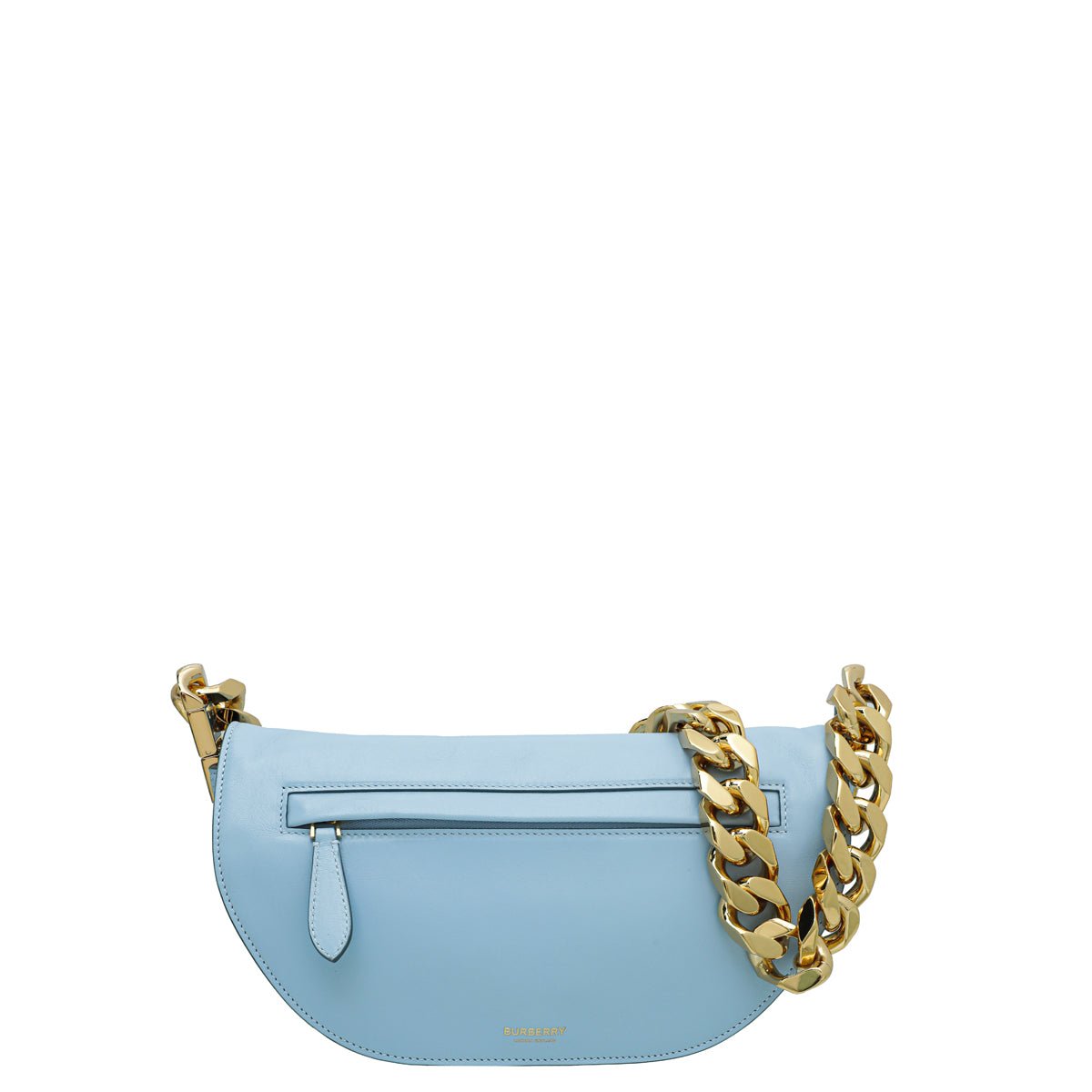 Burberry Bale Blue Olympia Small Flap Chain Bag