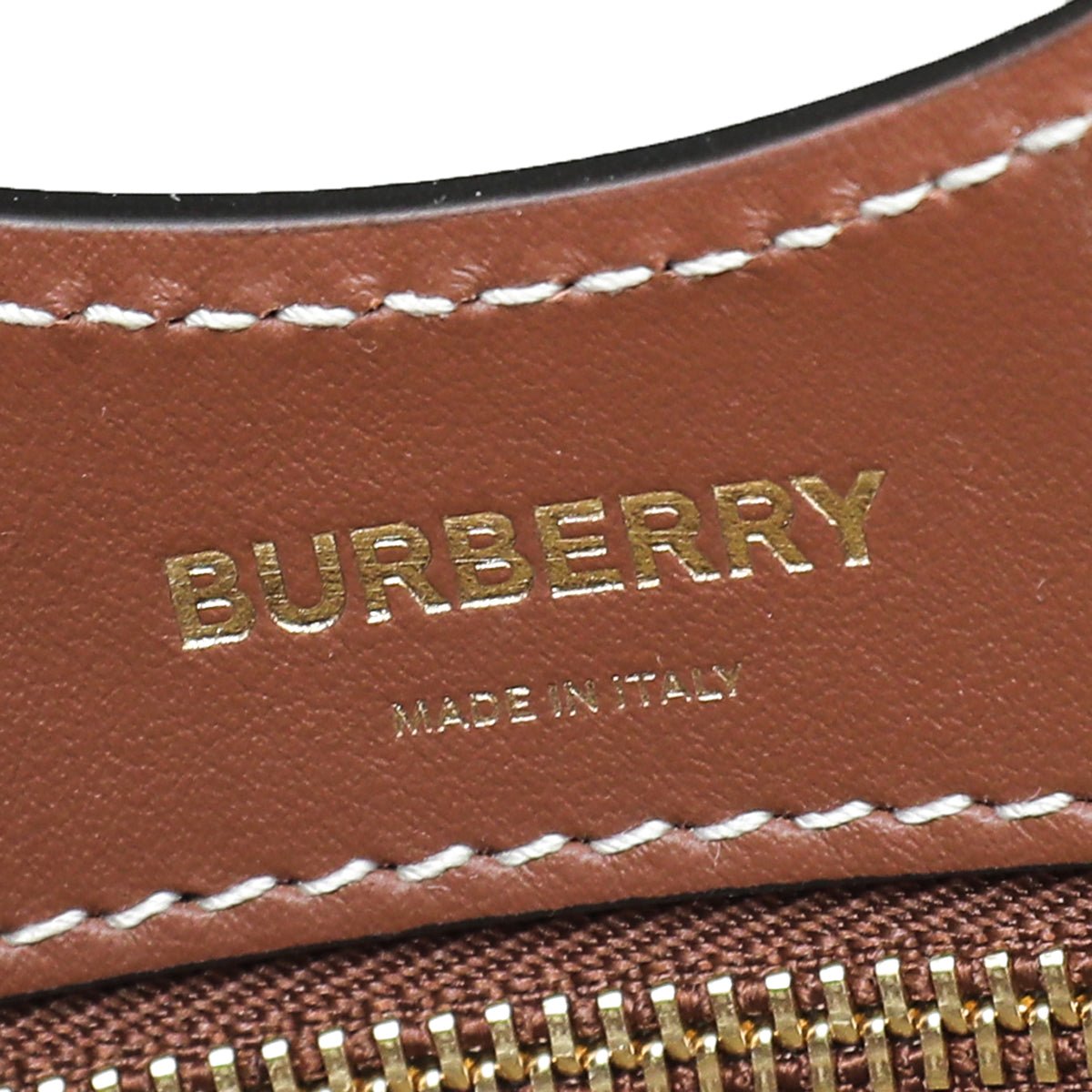 Burberry Beige Calf Hair Mini Pocket Bag