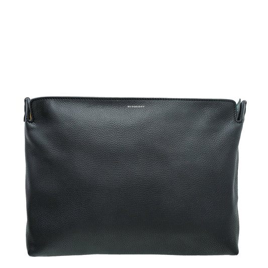 Burberry Bicolor Large Clutch