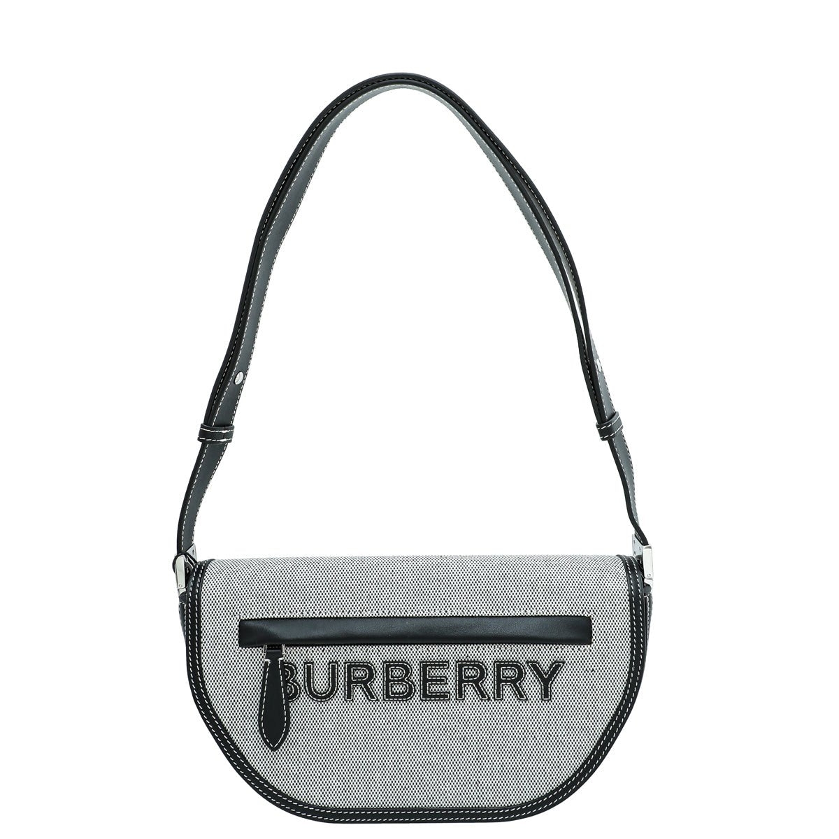 Burberry Bicolor Logo Olympia Small Bag