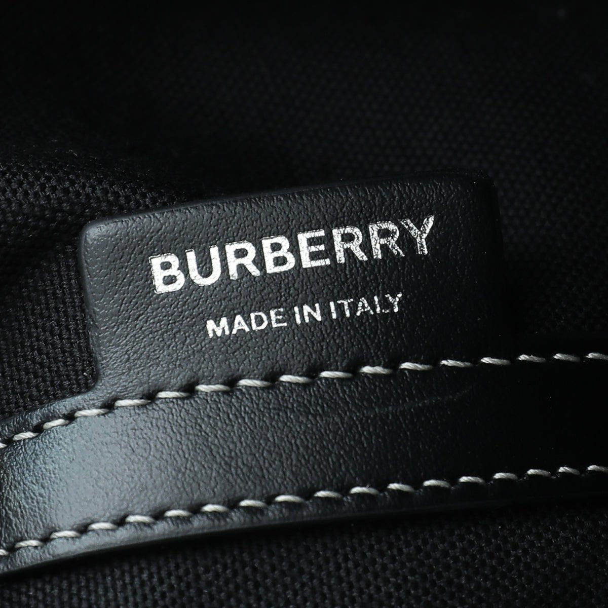 Burberry Bicolor TB Monogram Mini Beach Tote Bag