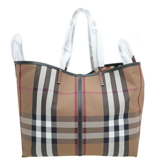 Burberry Birch Brown Beach XL Tote Bag