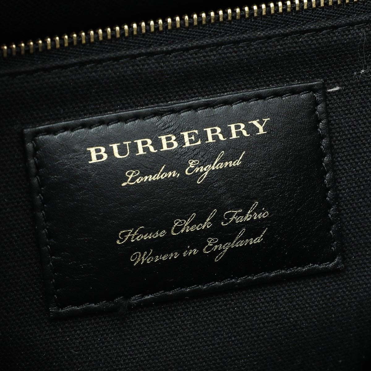 Burberry Black Banner Tote Medium Bag