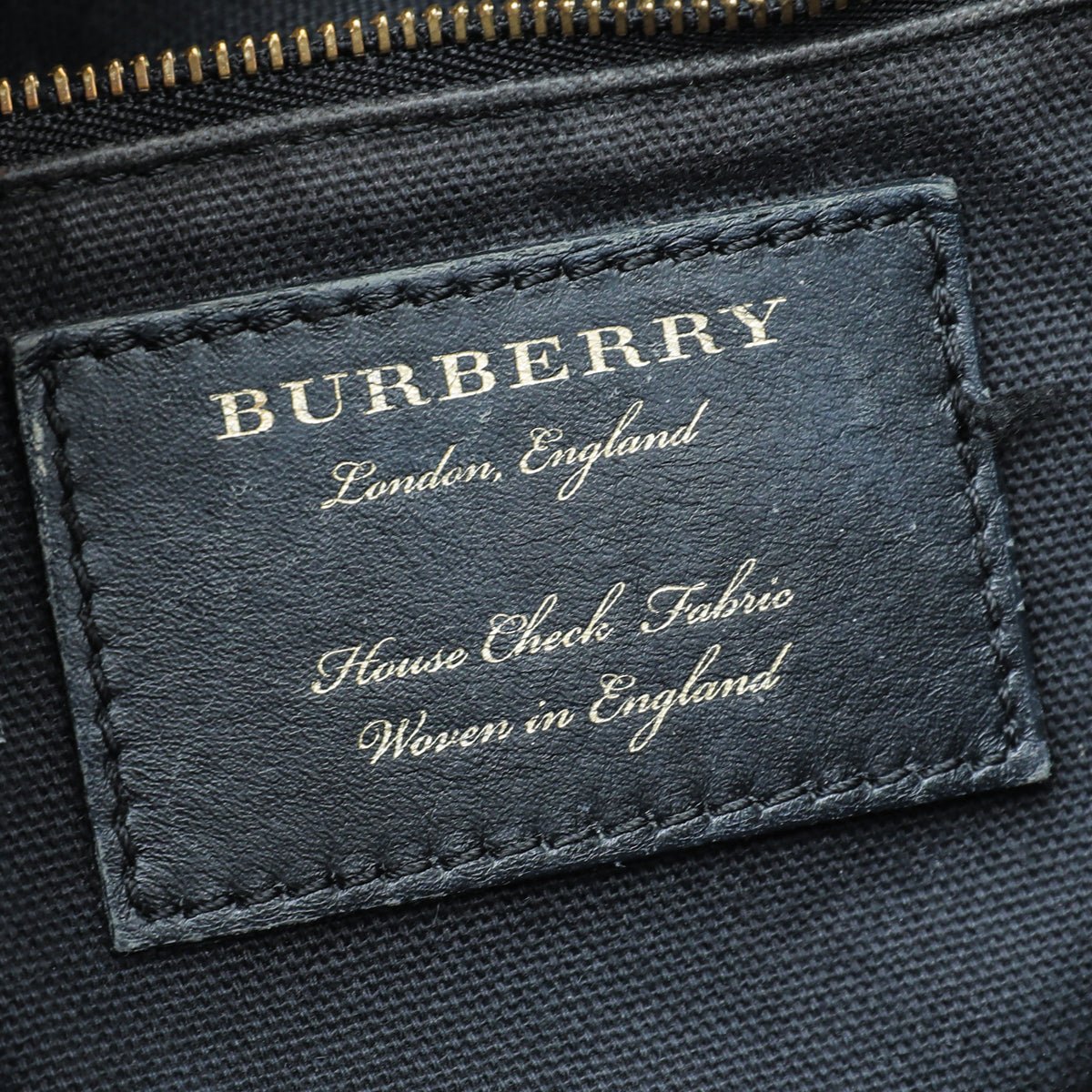 Burberry Black Banner Tote Small Bag