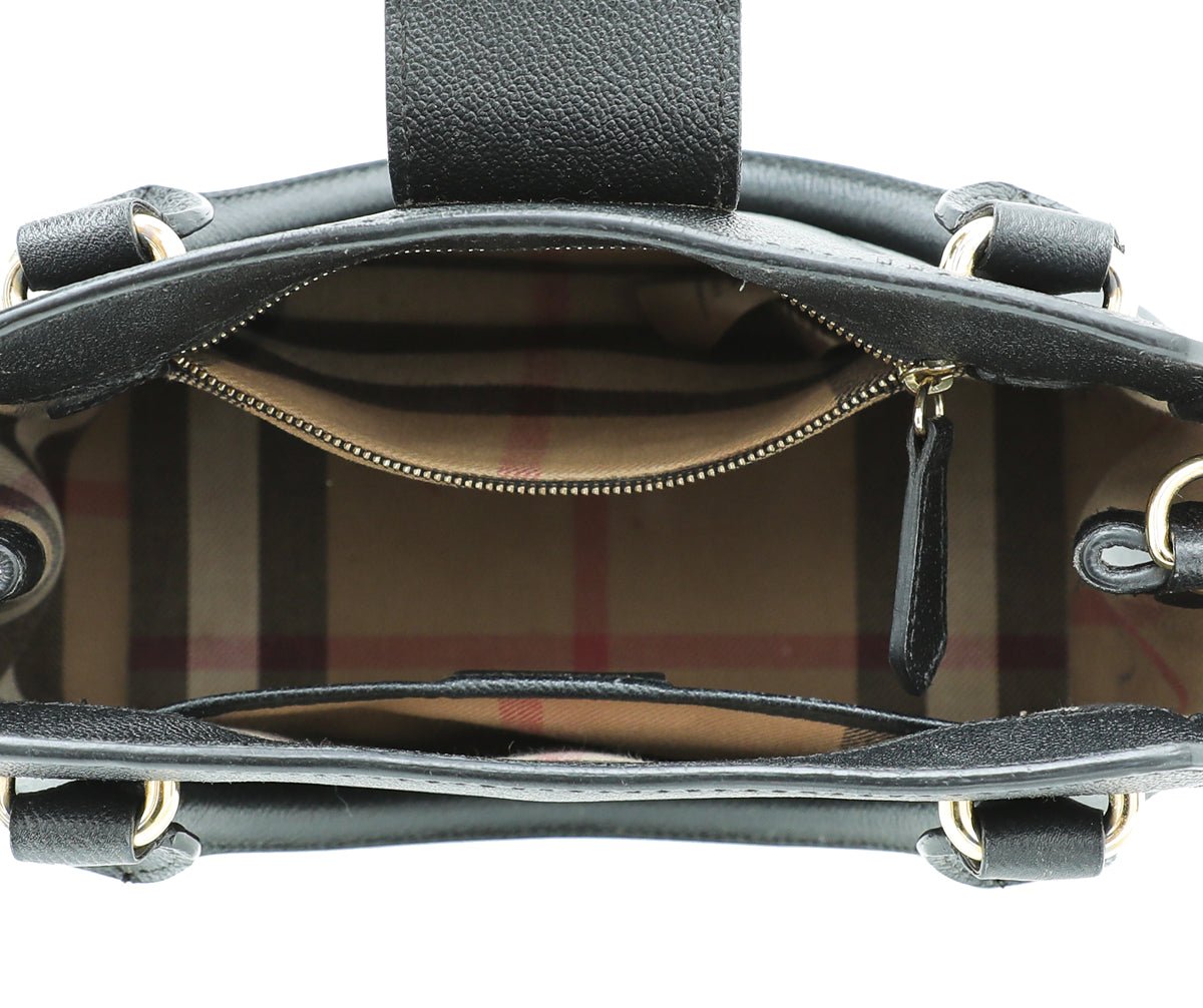 Burberry Black Buckle Tote Small Bag