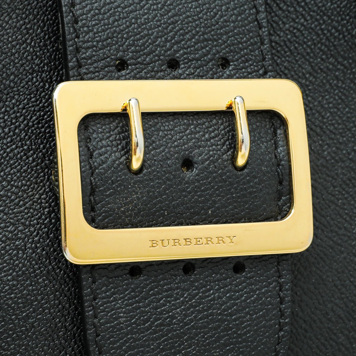 Burberry Black Buckle Tote Small Bag