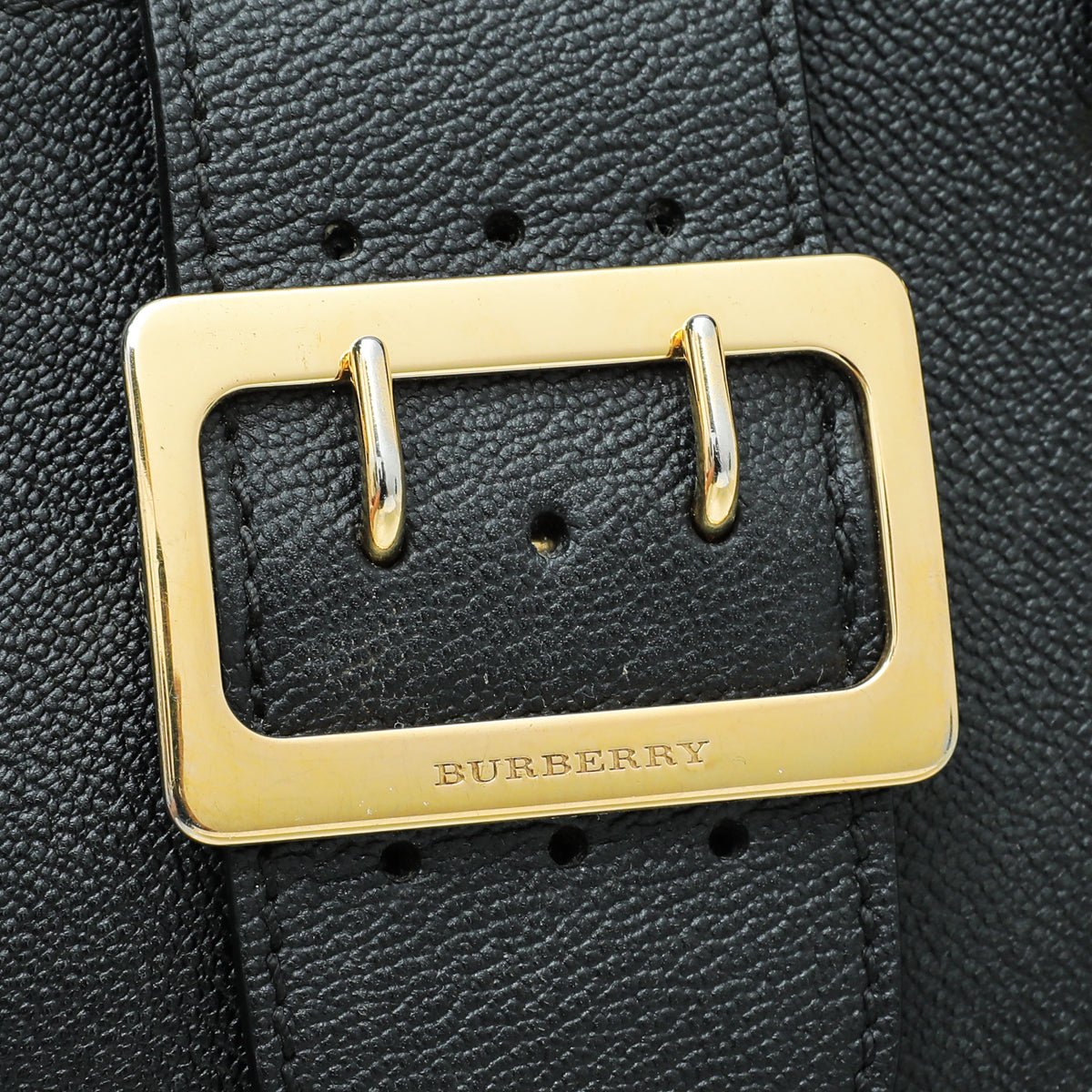 Burberry Black Buckle Tote Small Bag