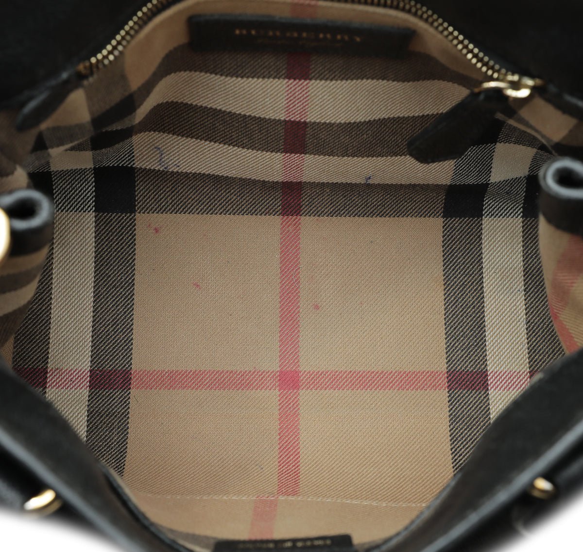 Burberry Black Buckle Tote Small Bag