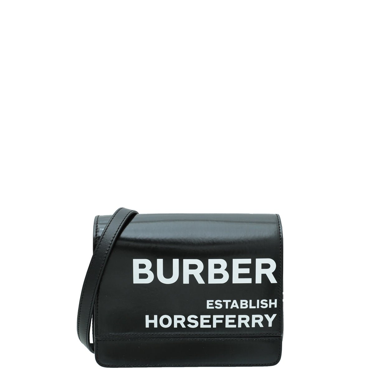 Burberry Black Grace Horseferry Print Small Crossbody Bag