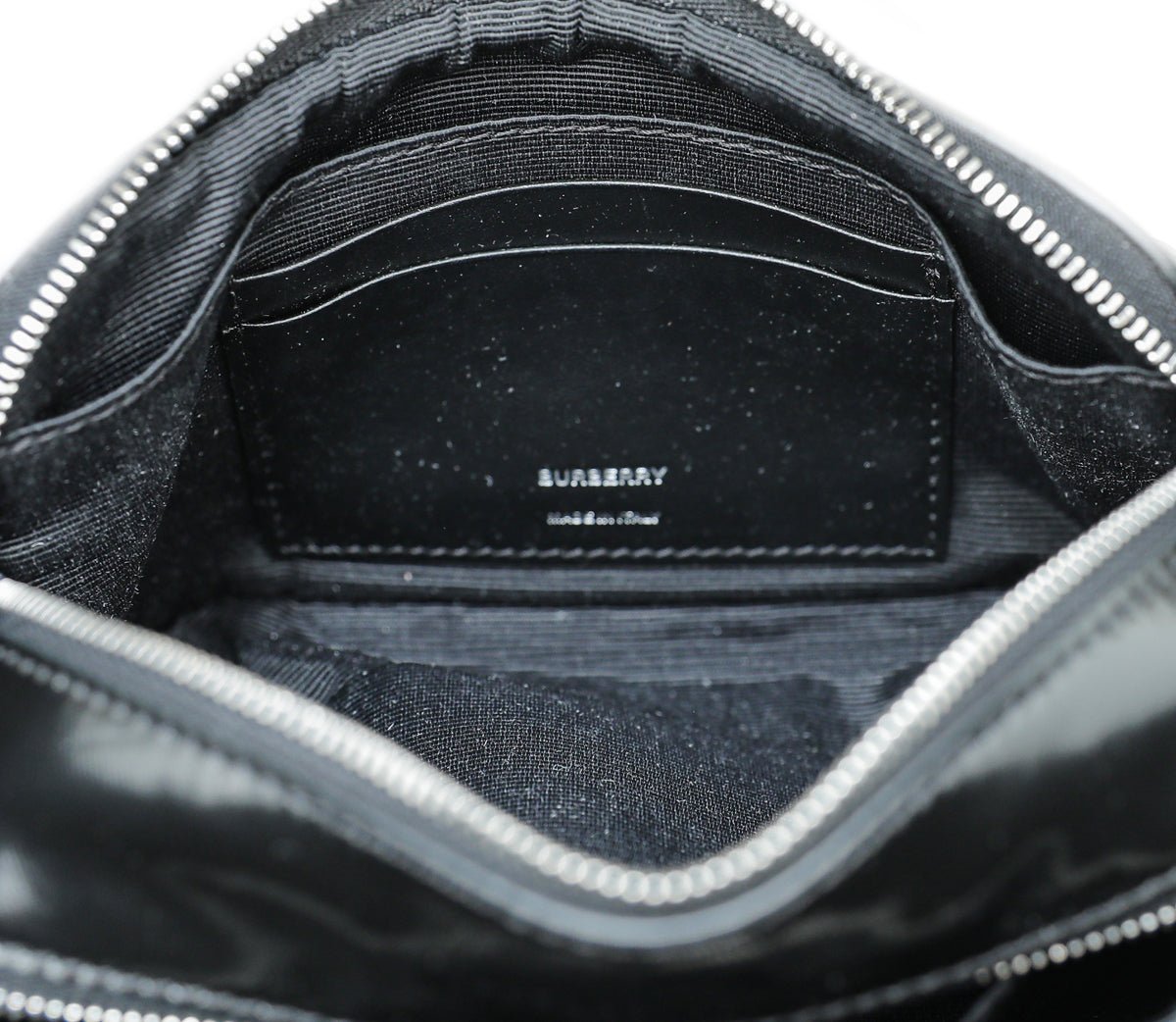 Burberry Black Horseferry Print Camera Micro Bag