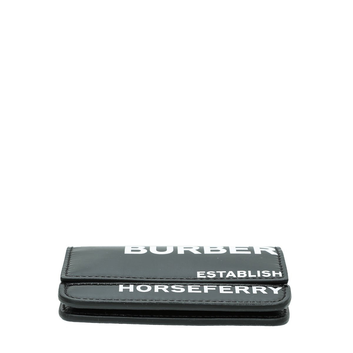 Burberry Black Horseferry Print Mini Jody Chain Card Case