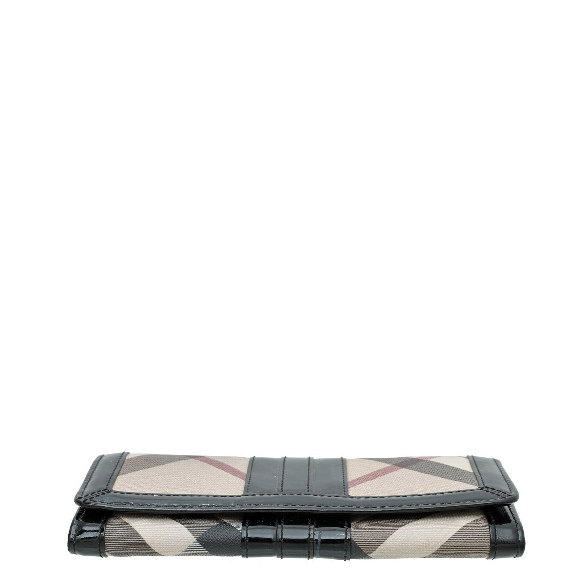 Burberry Black Nova Check Penrose Continental Wallet