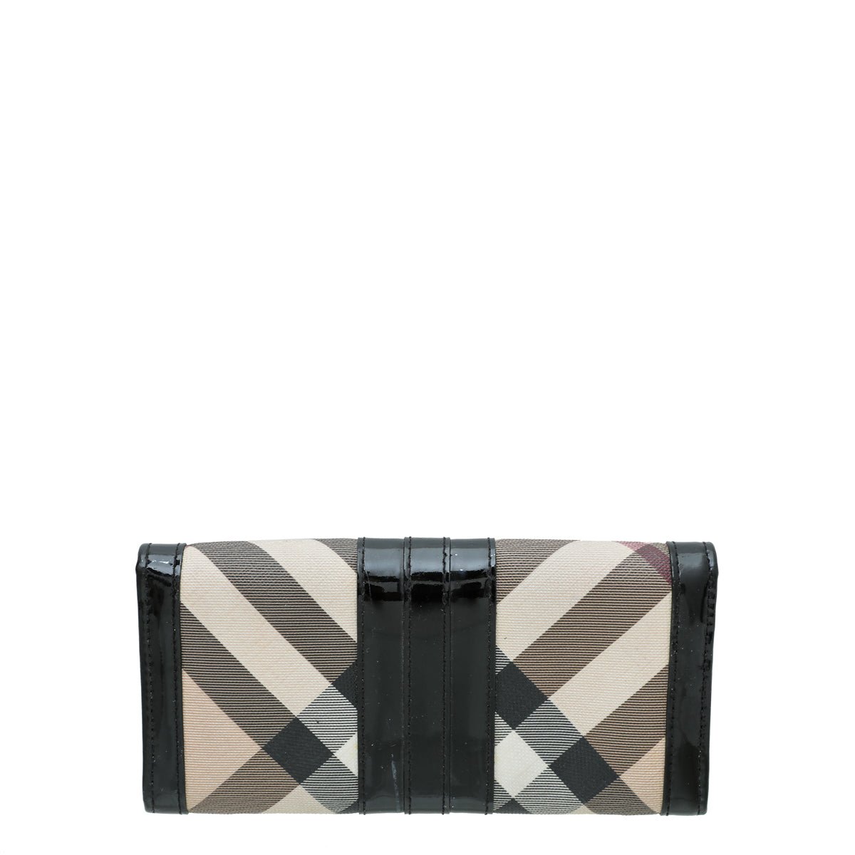 Burberry Black Nova Check Penrose Continental Wallet