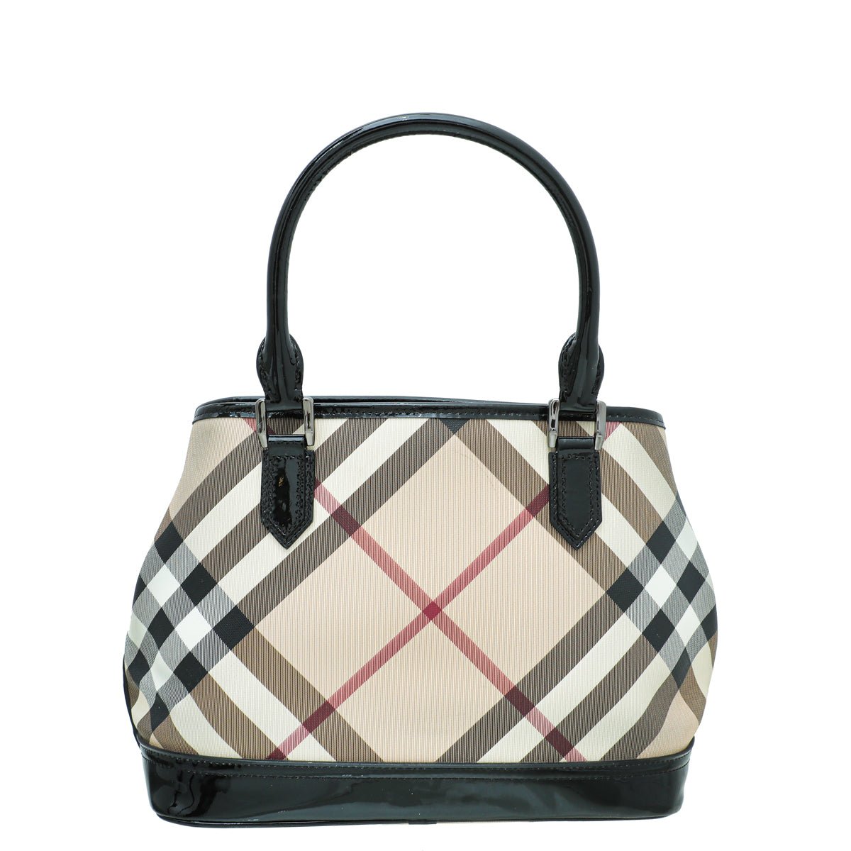 Burberry Black Nova Check Tote Bag