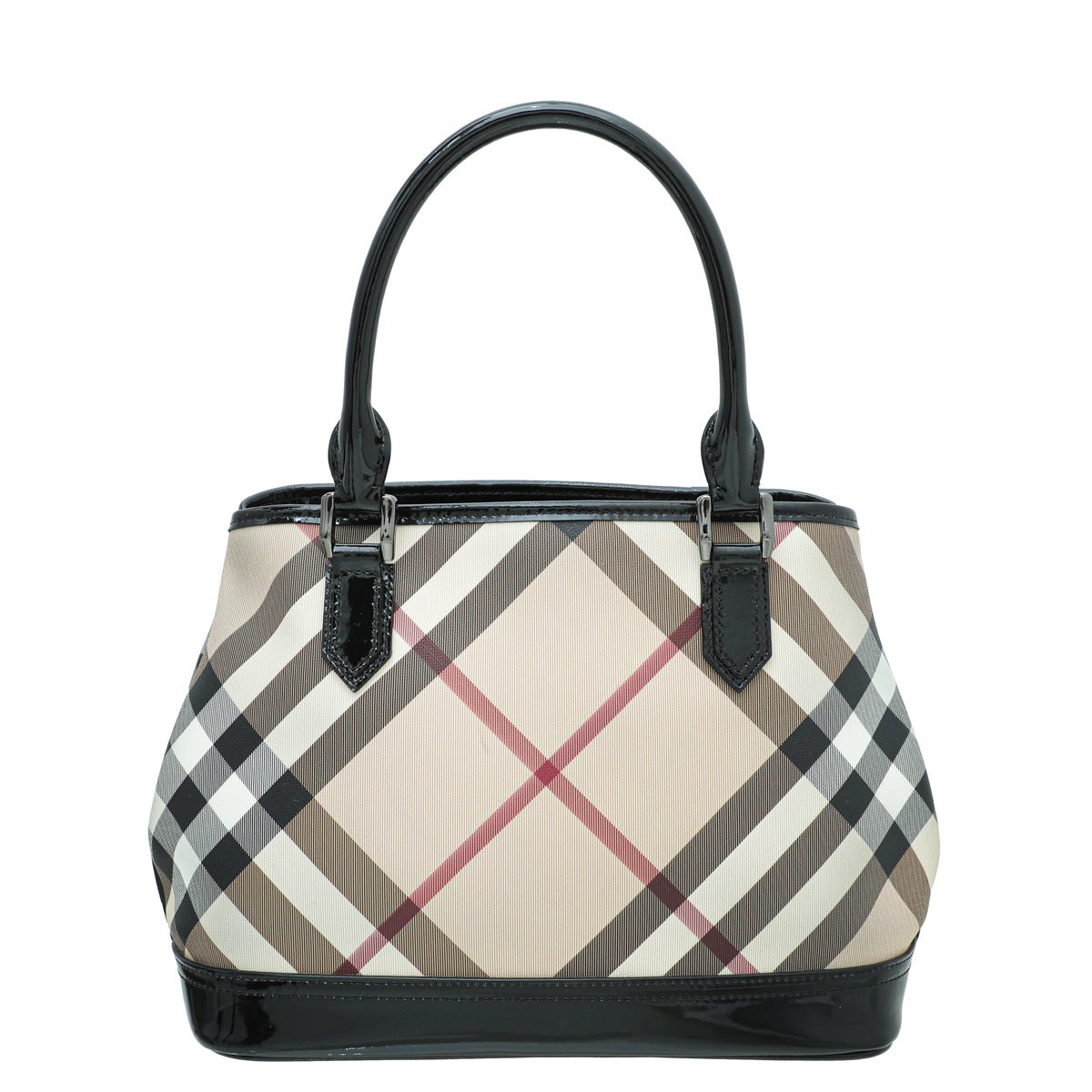 Burberry Black Nova Check Tote Bag