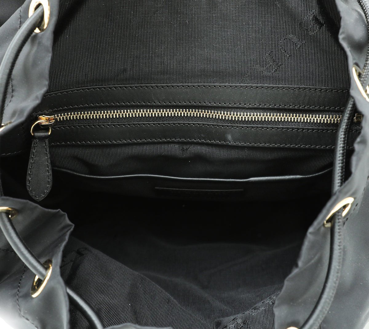 Burberry Black Nylon Large Rucksack Backpack Bag