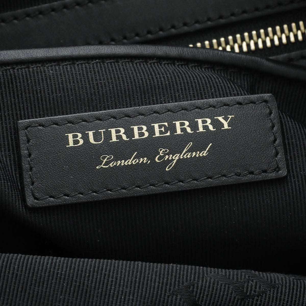 Burberry Black Nylon Large Rucksack Backpack Bag