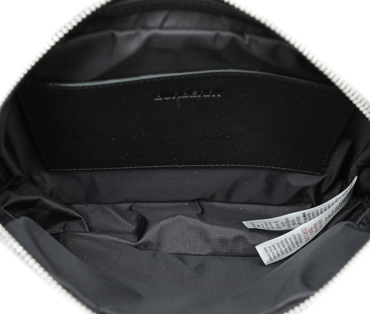 Burberry Black Nylon Logo Print Bumbag