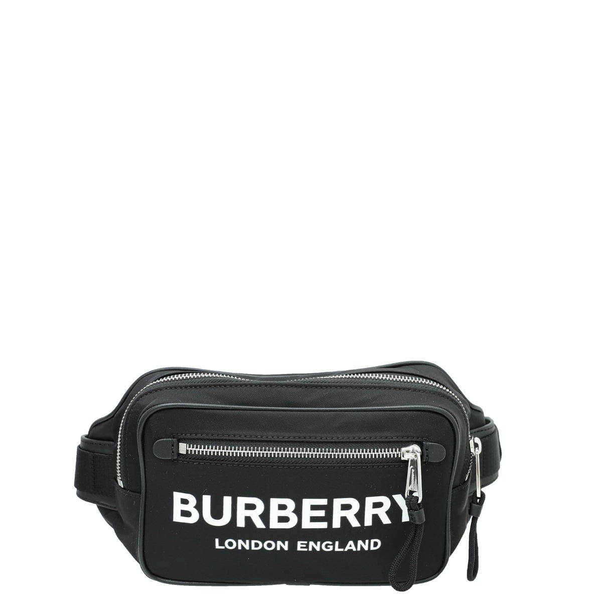 Burberry Black Nylon Logo Print Bumbag