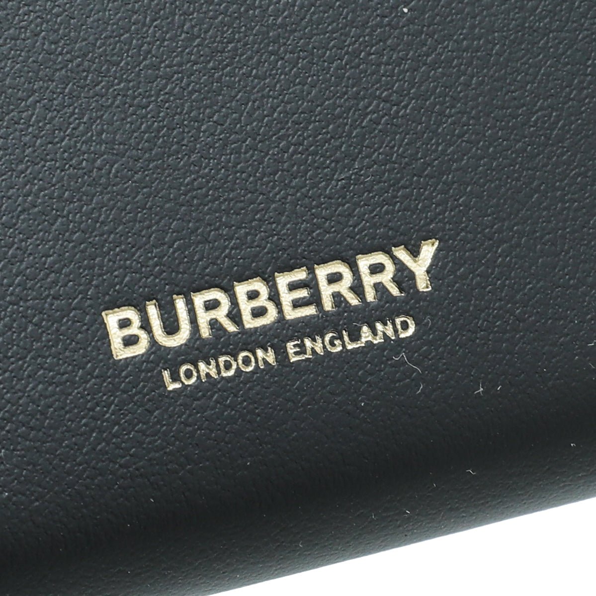 Burberry Black Olympia Fold Zip Wallet