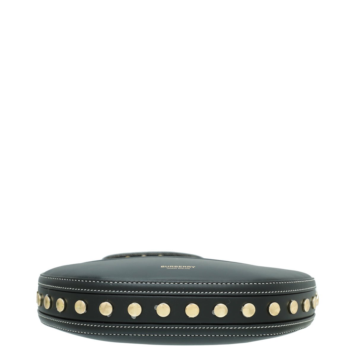 Burberry Black Olympia Studs Mini Zip Bag