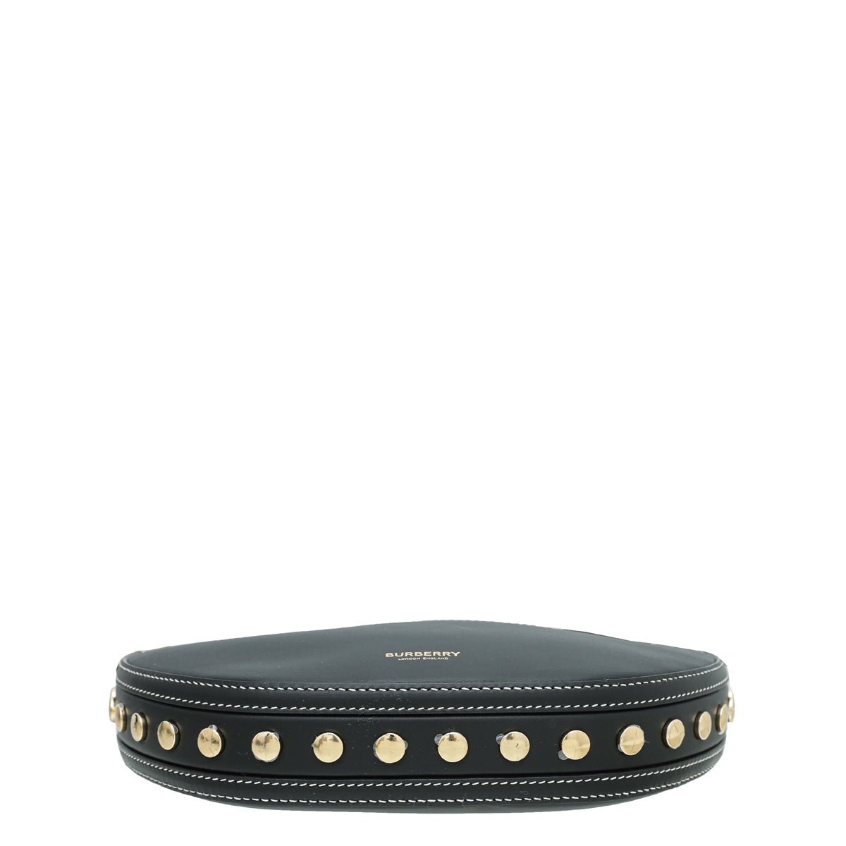 Burberry Black Olympia Studs Mini Zip Bag