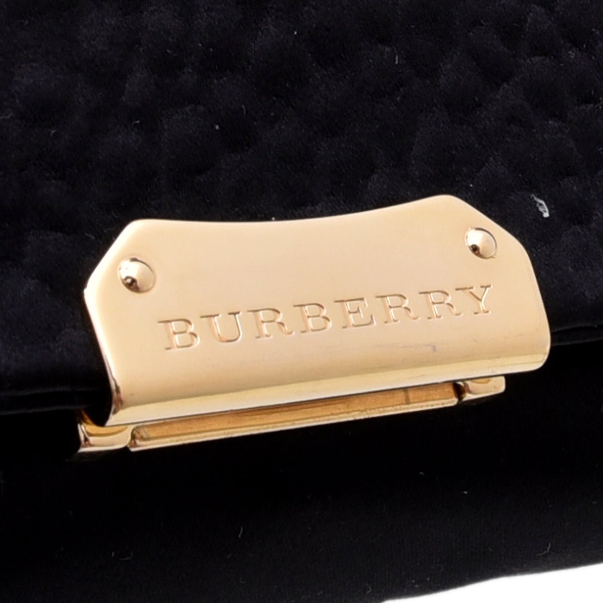 BurBerry Black Satin Mildenhall Bag