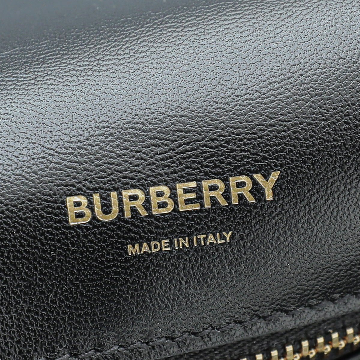 Burberry Black Soft Olympia Flap Chain Medium Bag