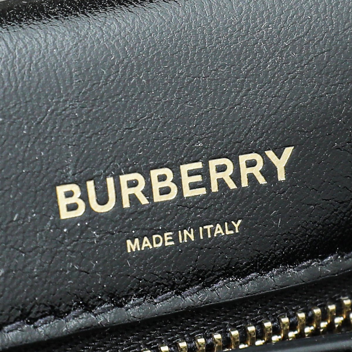 Burberry Black Soft Olympia Small Flap Chain Bag