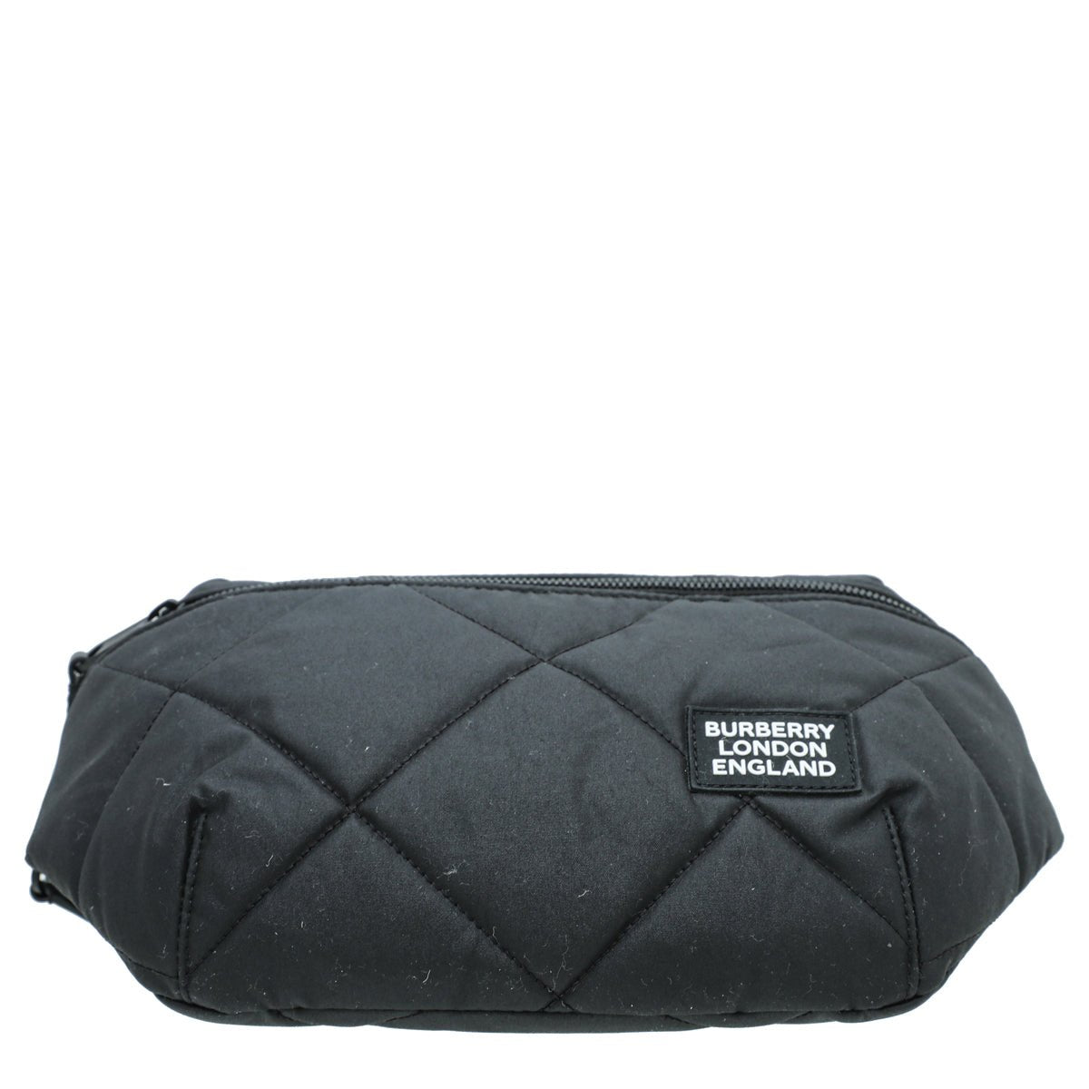 Burberry Black Sonny Diamond Quilted Belt Bag