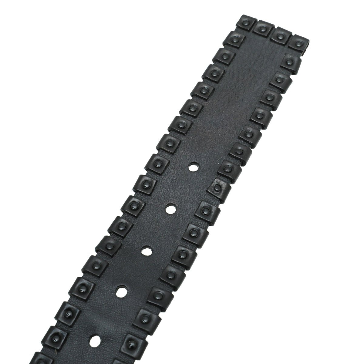 Burberry Black Studded Belt 36