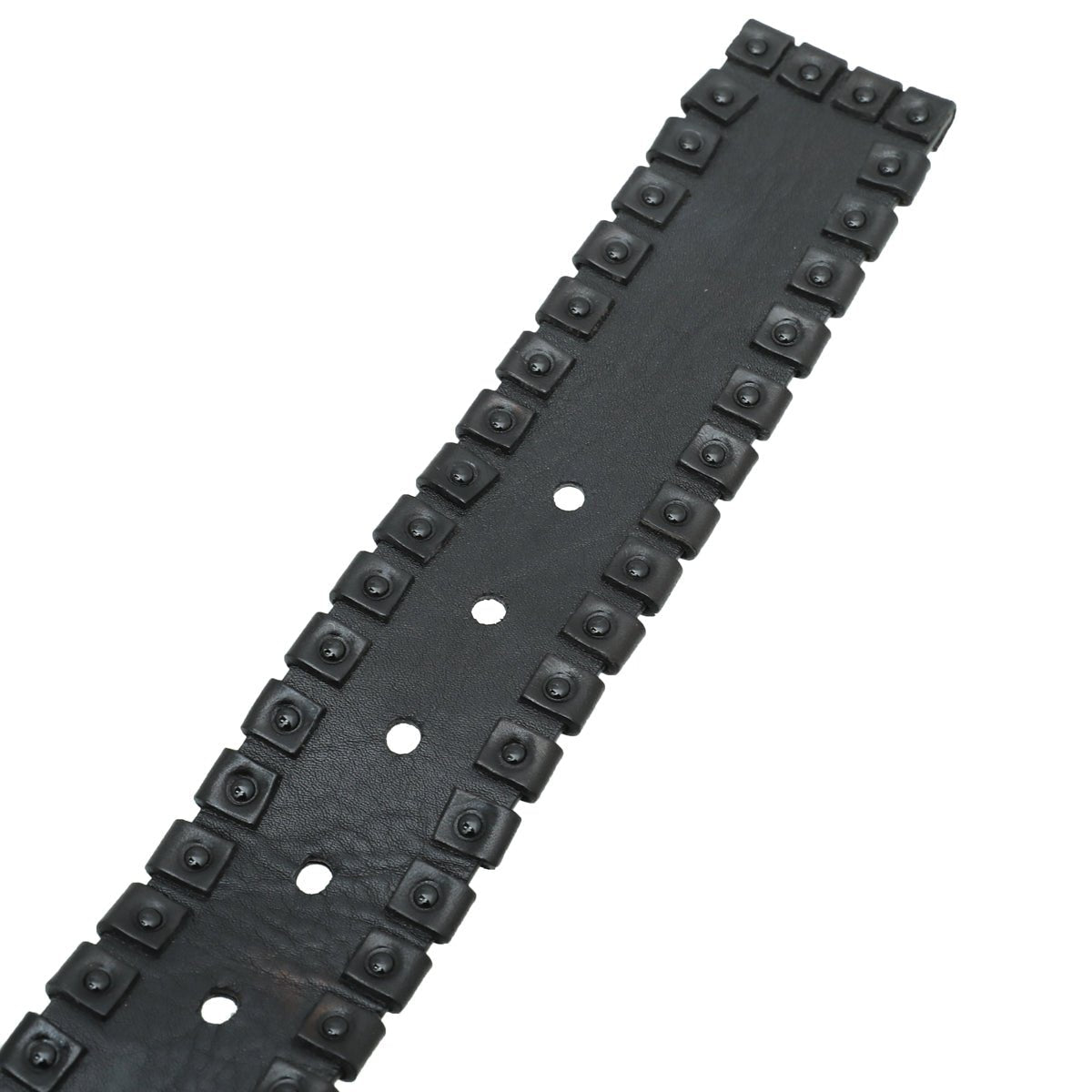 Burberry Black Studded Belt 36