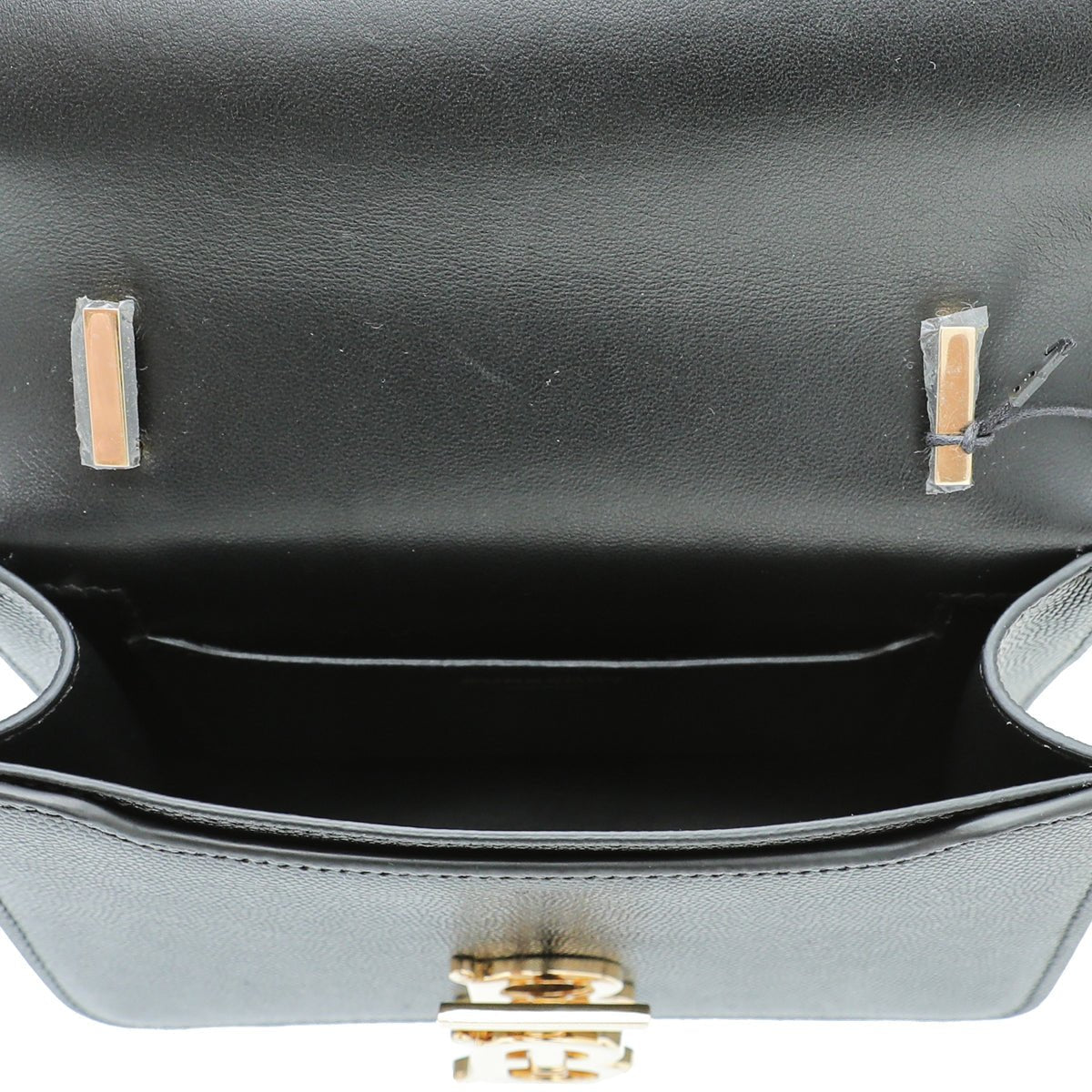 Burberry Black TB Flap Mini Bag