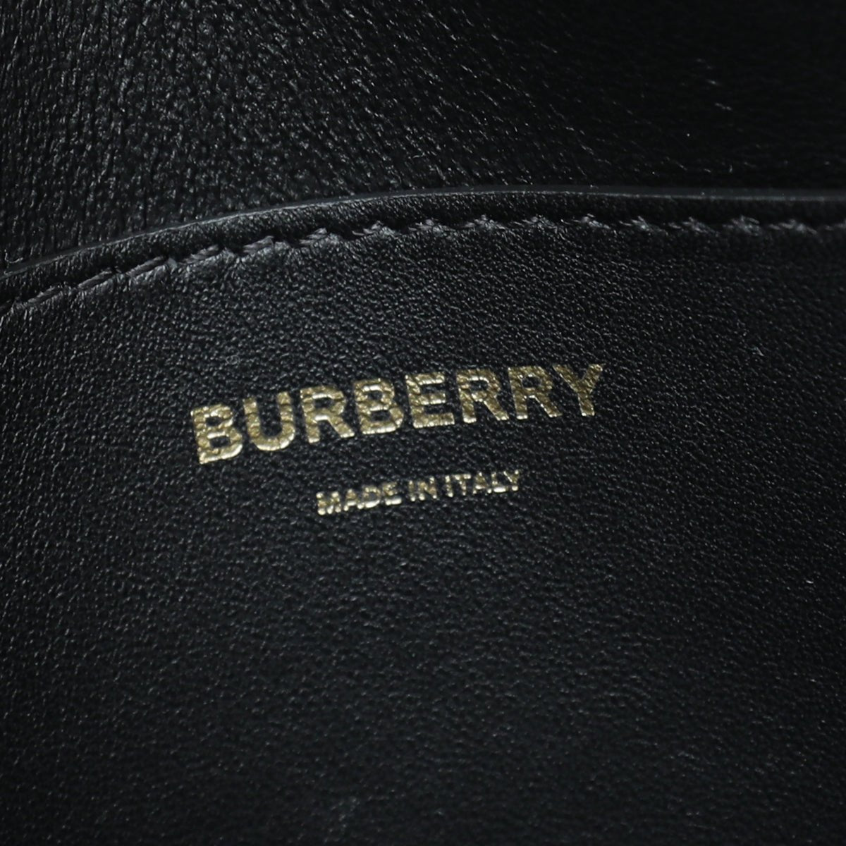 Burberry Black TB Flap Mini Bag