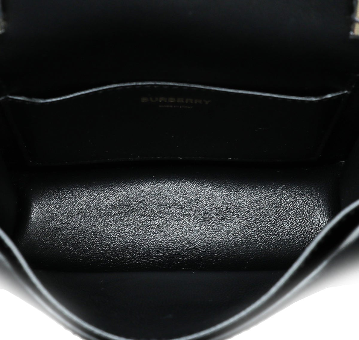 Burberry Black TB Flap Mini Bag