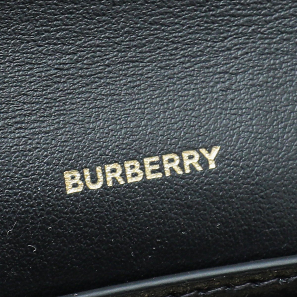 Burberry Black TB Hannah Wallet on Chain