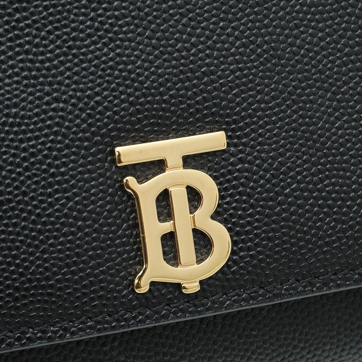 Burberry Black TB Hannah Wallet on Chain