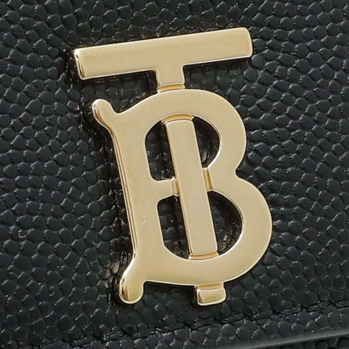 Burberry Black TB Hannah Wallet on Chain