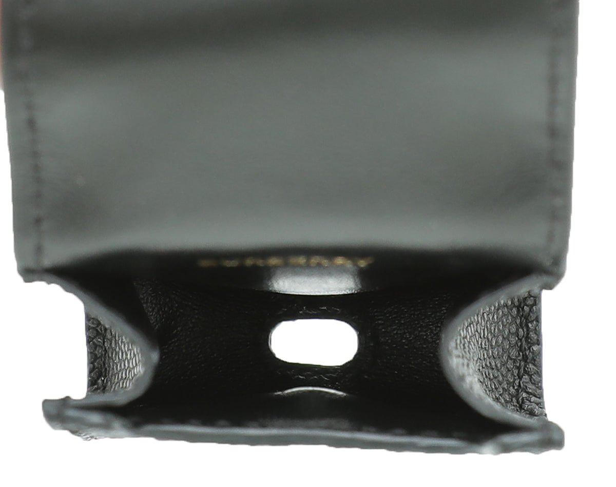 Burberry Black TB Logo Airpod Case